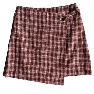 Mi Ami Plaid Mini Skirt Size XS